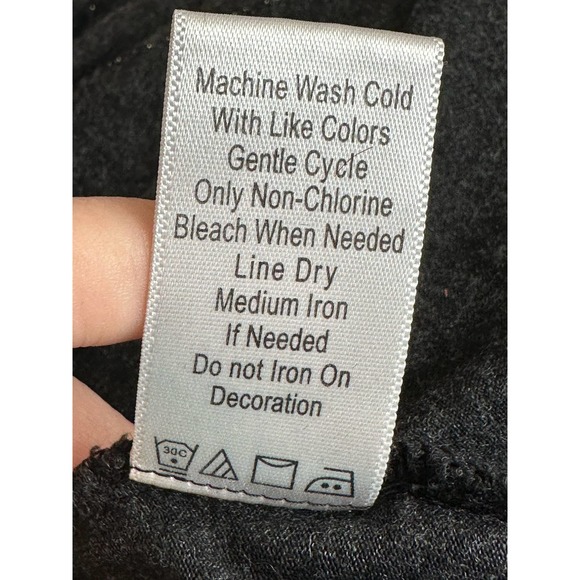 Coldwater Creek gray embellished 3/4 sleeves casual top size Small - Picture 7 of 10